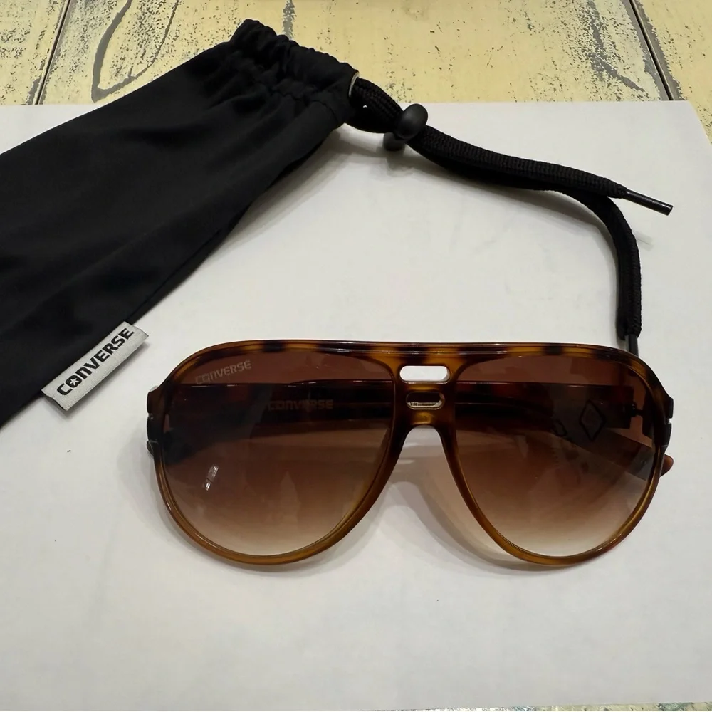Converse Tortoise Shell Aviator Sunglasses
